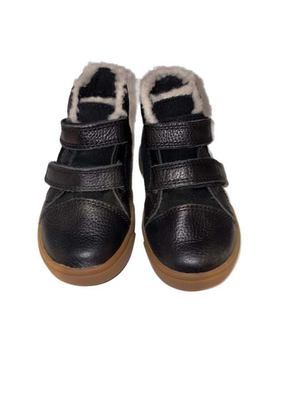 UGG Kids Rennon II High Top Leather and Suede Sneaker Boots